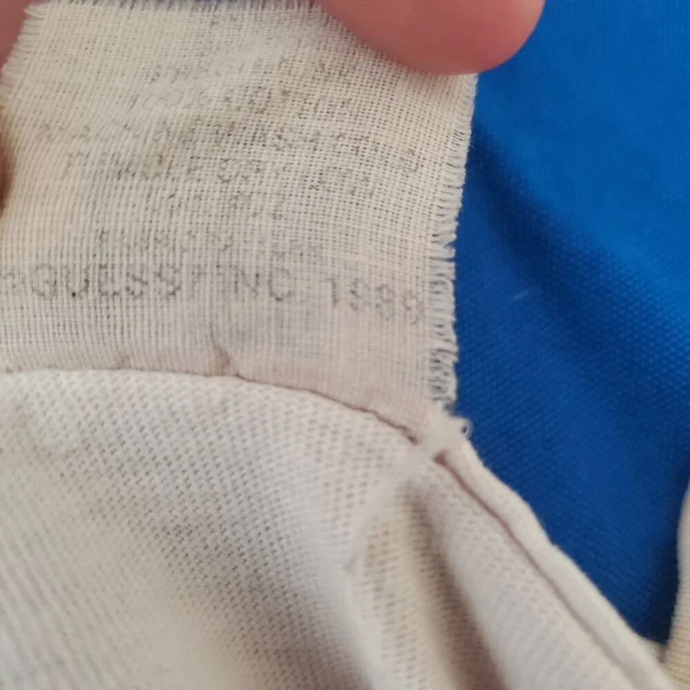 VTG Guess By George Marciano OSFA (XL) Big Logo tshirt - Picture 7 of 11